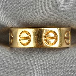 18kt Gold "Love" Ring, Cartier