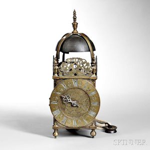 Joseph Jackman Brass Lantern Clock