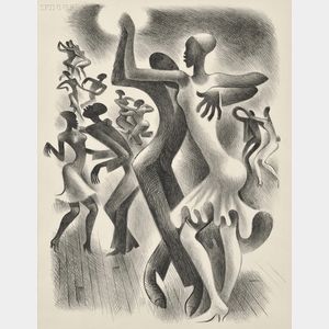 Miguel Covarrubias (Mexican, 1904-1957) The Lindy Hop