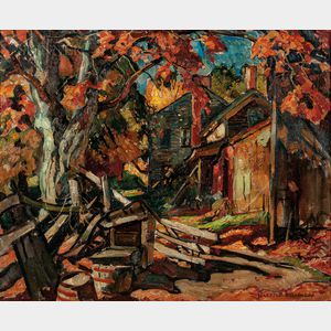 William Lester Stevens (American, 1888-1969) Autumn Farm