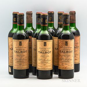 Chateau Talbot 1959, 9 bottles