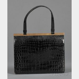 Vintage Alligator Handbag, Cartier Ltd., London
