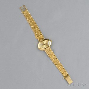 Lady's 18kt Gold Wristwatch, Baume & Mercier
