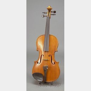 Old German Violin, Stradivarius Model Circa 1960