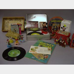 Group of Disney Character Collectibles