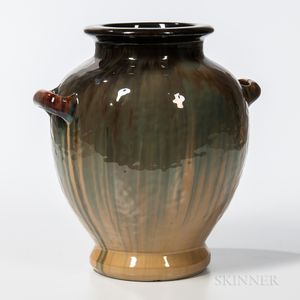 Fulper Pottery Arts and Crafts Handled Vase