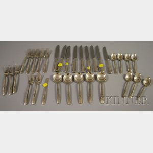 Gorham Sterling Partial Flatware Service in the Camilla Pattern