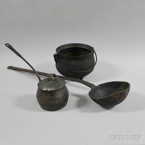 Three Early Iron Cooking Items