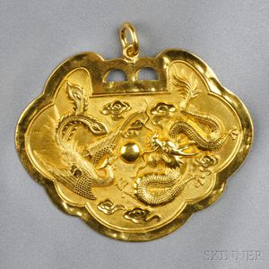 High-karat Gold Pendant