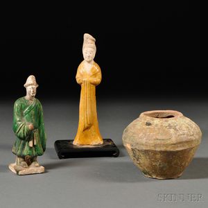 Three Funerary Clay Items