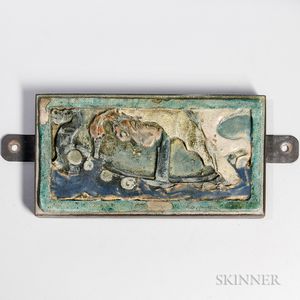 Russell Crook Viking Ship Architectural Tile