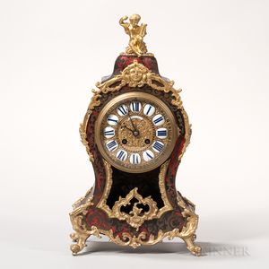 Boulle Japy Freres Mantel Clock