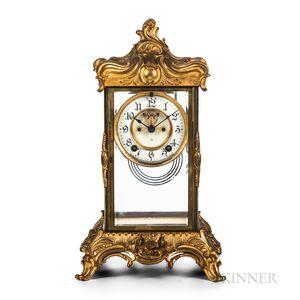 Ansonia Crystal Regulator "Zenith" Mantel Clock
