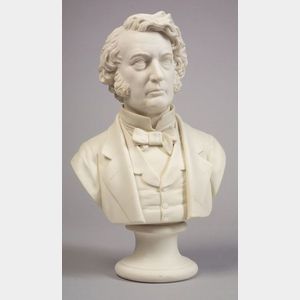 Parian Bust of Charles Sumner