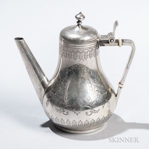 Russian .875 Silver Teapot