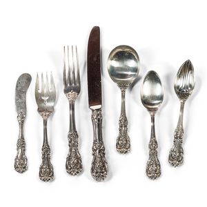 Reed & Barton Francis I Pattern Sterling Silver Flatware Service with Extra Pieces