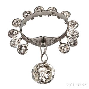 Sterling Silver Bracelet, George W. Shiebler & Co.