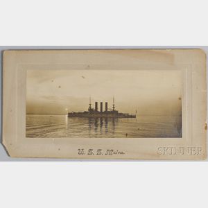 Photograph of the 1901 Battleship USS Maine