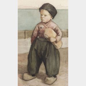 Maria Oakes Woodbury (American, 1865-1913) Little Dutch Boy