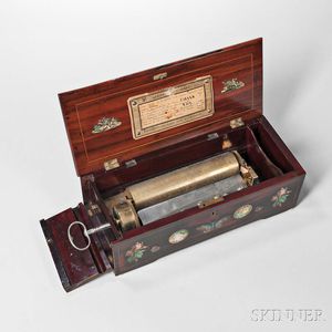 Ducommun-Girod Forte Piano Key-wind Cylinder Musical Box