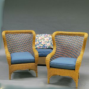 Three Pieces of Wicker Furniture