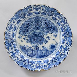 Delft Blue and White Ceramic Charger
