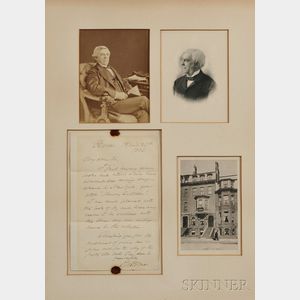 Holmes, Oliver Wendell, Sr. (1809-1894) Autograph Letter Signed, 23 April 1883.