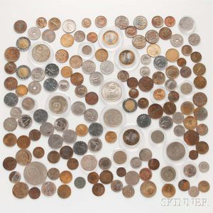 Large Group of Assorted Modern World Coins