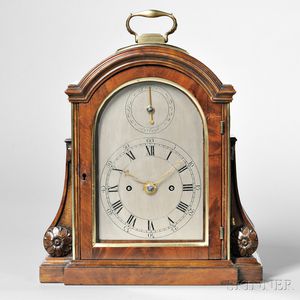 Thwaites Mahogany Table Clock