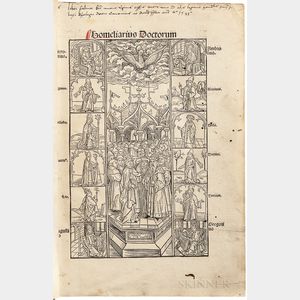 Homiliarius Doctorum de Tempore et de Sanctis a Paulo Diacono Collectus , edited by Johann Ulrich Surgant (c. 1450-1503).