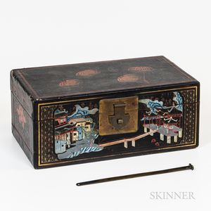 Painted Black-lacquered Box