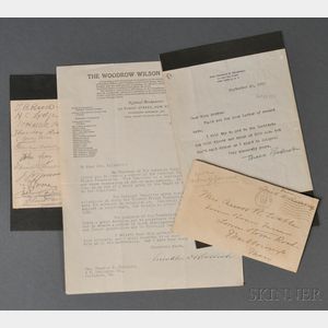 Roosevelt Family Document Lot.