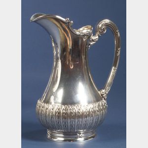 Portuguese Classical-style Silver Water Pitcher