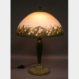 Lily of the Valley Decorated Table Lamp