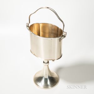 Silver-plated Ice Bucket on Stand