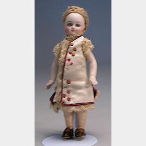 Large French-type All Bisque Doll