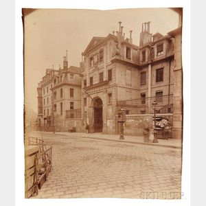 Eugène Atget (1857-1927) Two Photographs: St. Lazare, Faubourg St. Denis