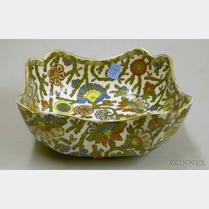 Austrian Hand-painted Porcelain Bowl.