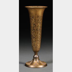 Tiffany Furnaces Trumpet Vase