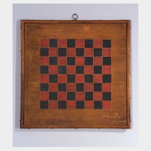 Painted Double-Sided Wooden Game Board