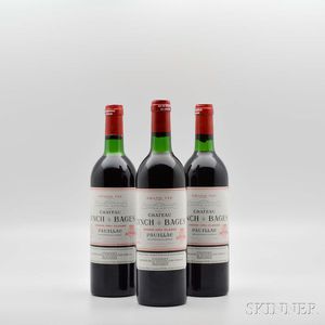 Chateau Lynch Bages 1982, 3 bottles