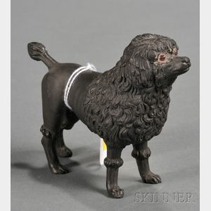 Wedgwood Black Basalt Poodle