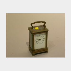 French Brass Carriage Clock.
