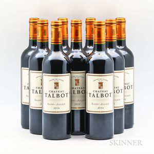 Chateau Talbot 2014, 9 bottles