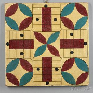 Polychrome Painted Double-sided Game Board