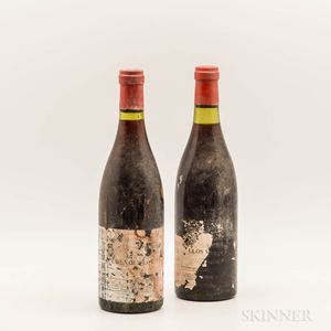 Michel & Henri Noellat Clos Vougeot 1971, 2 bottles