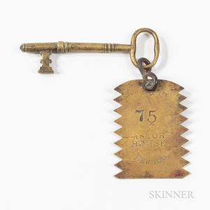 Key and Ring From Astor House, New York