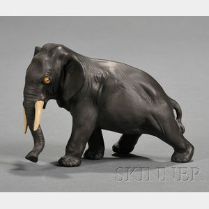 Wedgwood Black Basalt Elephant