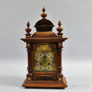 Junghans Brass-mounted Mantel Clock
