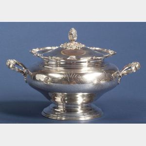 Portuguese Silver Covered Tureen